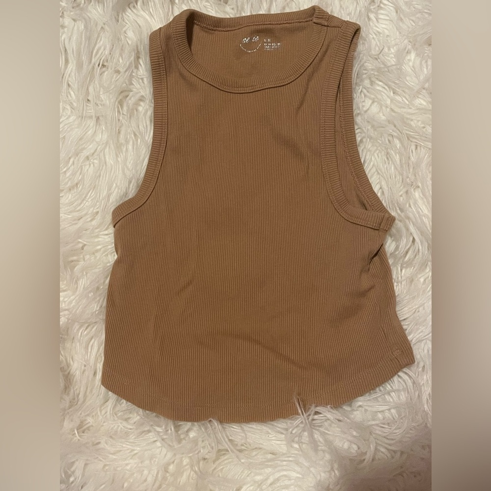 Aerie Ribbed Tank Size Medium